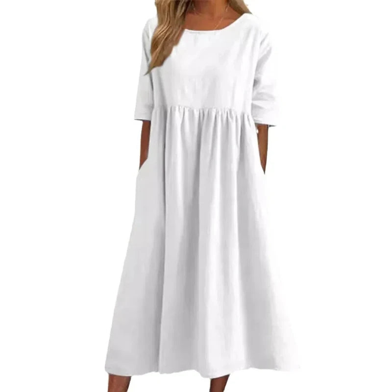 Capri Linen Pocket Dress