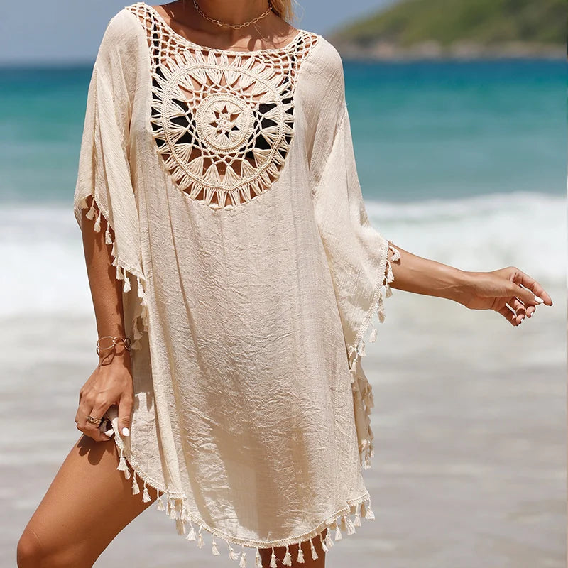 Tulum Crochet Beach Cover-Up